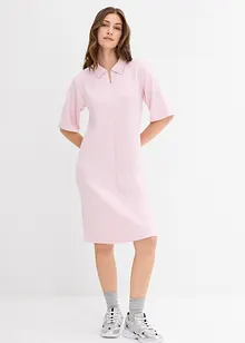 Abito polo in morbido tessuto effetto neoprene, bonprix