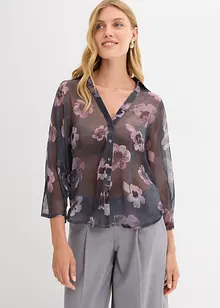 Camicia oversize in chiffon leggero, bonprix