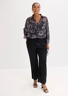 Camicia oversize in chiffon leggero, bonprix