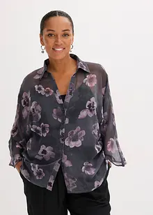Camicia oversize in chiffon leggero, bonprix