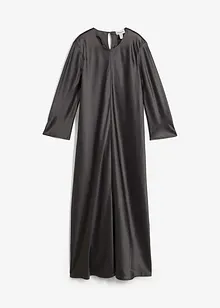 Abito midi in satin lucido, bonprix