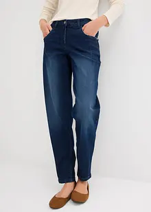 Jeans barrel, vita media, bonprix