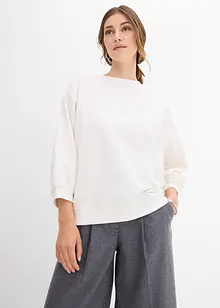 Felpa oversize in puro cotone, bonprix