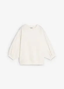 Felpa oversize in puro cotone, bonprix