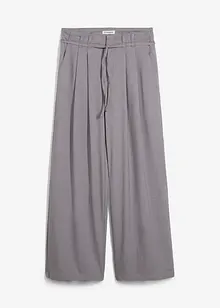 Pantaloni con pinces e cintura da annodare, bonprix