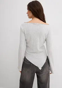 Maglia a costine in soffice misto viscosa, bonprix