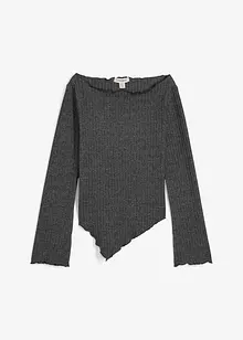 Maglia a costine in soffice misto viscosa, bonprix