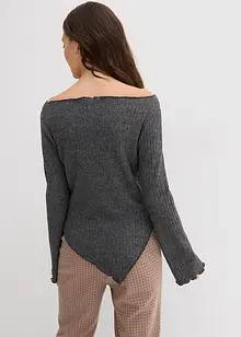 Maglia a costine in soffice misto viscosa, bonprix