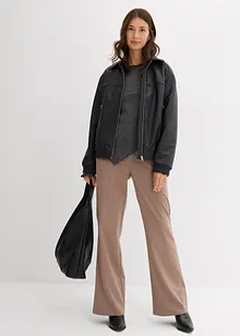 Maglia a costine in soffice misto viscosa, bonprix