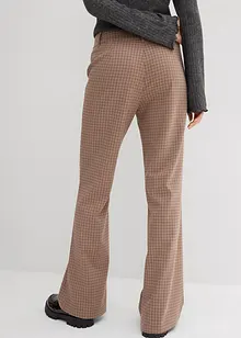 Pantaloni a zampa a vita alta, bonprix