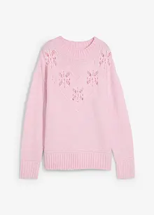 Maglione morbido in filato grosso misto lana, bonprix