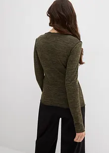 Maglia a maniche lunghe in soffice misto viscosa, bonprix