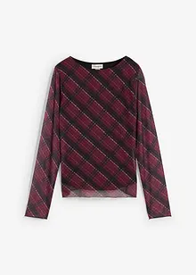 Maglia a maniche lunghe in mesh fine, bonprix