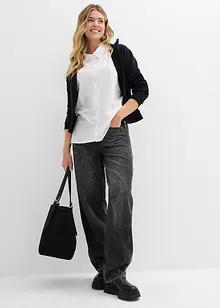 Blusa oversize in puro cotone, bonprix