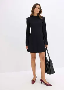 Miniabito svasato con maniche a trombetta, bonprix