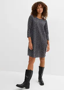 Abito corto in maglina effetto maglia, bonprix