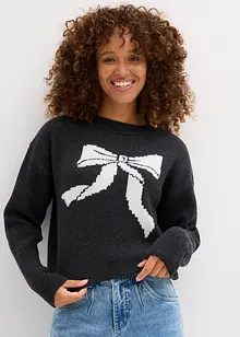 Maglione con fiocco, bonprix