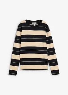 Maglia a maniche lunghe in cotone pesante, bonprix