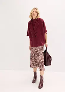 Cardigan in filato effetto piuma, bonprix