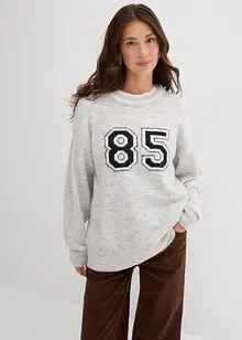 Maglione oversize con spalle scese, bonprix