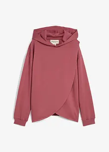 Felpa con cappuccio in morbido misto viscosa, bonprix