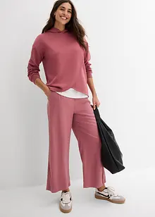 Felpa con cappuccio in morbido misto viscosa, bonprix