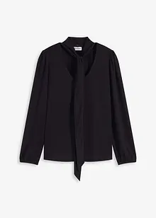 Maglia strutturata con fiocco staccabile, bonprix