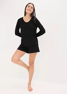 Pigiama estivo loungewear in materiale morbido leggero, bonprix