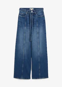 Jeans wide leg, vita alta, bonprix