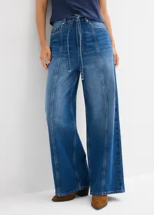 Jeans wide leg, vita alta, bonprix