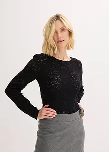 Body in pizzo soffice, bonprix