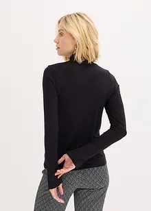 Maglia dolcevita con bottoni decorativi, bonprix