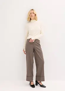 Maglia dolcevita con bottoni decorativi, bonprix