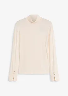 Maglia dolcevita con bottoni decorativi, bonprix