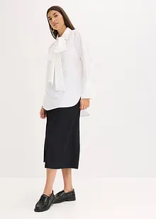 Camicetta con fiocco in puro cotone, bonprix