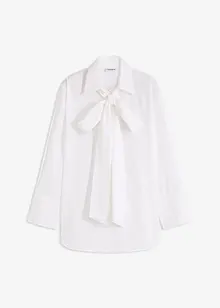 Camicetta con fiocco in puro cotone, bonprix