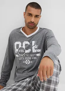 Pigiama con cotone e maniche lunghe, bonprix