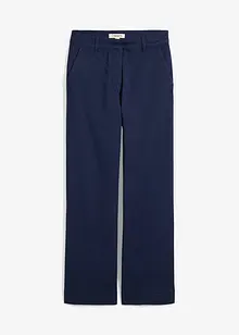 Pantaloni 7/8 larghi in misto cotone biologico elasticizzato, bonprix