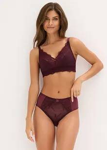 Slip alto con ricami, bonprix