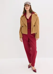 Pantaloni in tessuto in barrel shape, bonprix