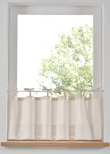 Tenda a vetro in cotone biologico con fantasia, bonprix