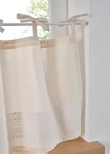 Tenda a vetro in cotone biologico con fantasia, bonprix