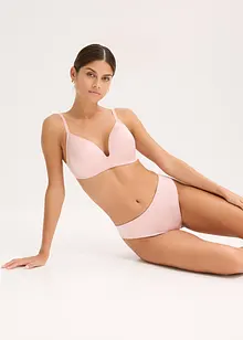 Perizoma a vita alta con effetto lucido (pacco da 2), bonprix