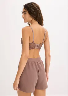Reggiseno da allattamento con pizzo e cotone biologico (pacco da 2), bonprix