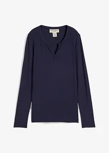 Maglia a maniche lunghe in misto viscosa morbido, bonprix