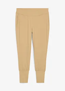 Pantaloni capri alla turca, ultra morbidi, bonprix