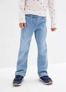 Jeans bootcut con cinta comoda, vita media, bonprix