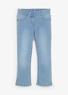 Jeans bootcut con cinta comoda, vita media, bonprix