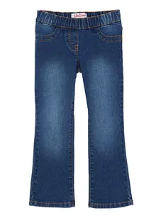 Jeans bootcut con cinta comoda, a vita media, bonprix