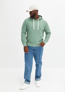 Felpa con cappuccio in puro cotone, bonprix